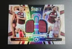 PANINI ワトキンス＆デュラン デュアルパッチ ジャージカード メモラビリア