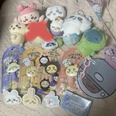 ちいかわ ハチワレ うさぎ モモンガ シーサー 古本屋 みどりの子 グッズセット