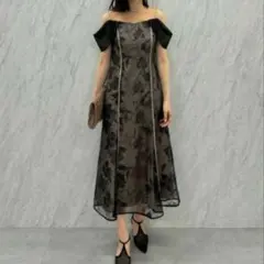 LAGUNAMOON オフショル ワンピース 結婚式 ドレス ラグナムーン