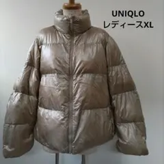 UNIQLO レディースXLウルトラライトダウンジャケット ゴールド