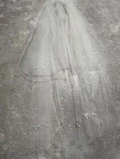 ウェディングベール ビーズ刺繍付き