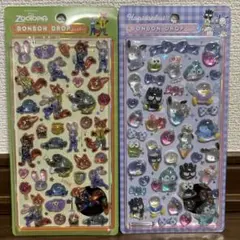 【国内正規品】ボンボンドロップシール　ズートピア　　はぴだんぶい