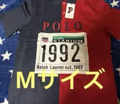 希少 ポロラルフローレン 1992Stadiumポロシャツ 復刻版 USサイズS 希少 ポロラルフローレン 1992Stadiumポロシャツ 復刻版 USサイズS