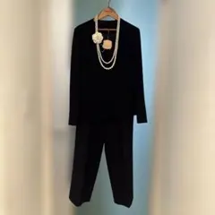 【美品】グリーンレーベル　ネイビージャケット パンツセットアップ　36