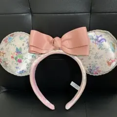 値下げ　ディズニー ミッキー耳型カチューシャ ピンク