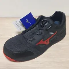 Mizuno BOA安全靴 ブラック/レッド - メルカリ
