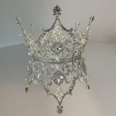 パールクリスタル付きクラウンティアラ
