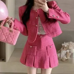 プリーツスカートセットアップ