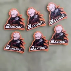 KATSUKI BAKUGO ヒロアカ ダイカットステッカー 6枚セット