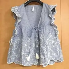 ZARA ノースリーブブラウス