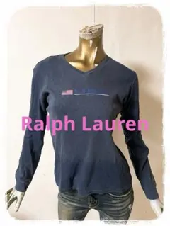 ☘️T16896☘️Ralph Lauren 長袖 Vネック トップス S