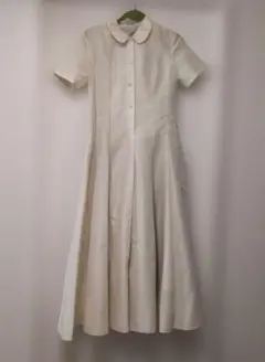 Burberry リボン Aライン ロングワンピース バーバリー チェック 挨拶
