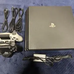 PlayStation 4 Pro 本体 2コントローラー、純正充電スタンド付き
