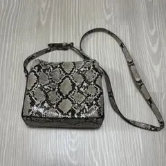 ヴィンテージ FENDISSIME フェンディッシメ パイソン ショルダーバッグ 