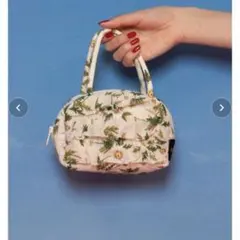little sunny bite フラワープリント ミニバッグ