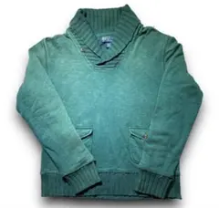 Polo ラルフローレン　緑色ニット