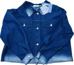 しまむら ×えだ デニムショートジャケットLサイズ【新品タグ付き】