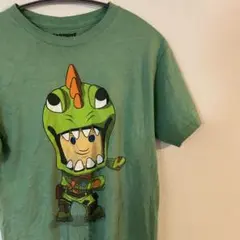 FORTNITE メンズ 古着 Tシャツ グリーン S M