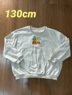 しまむら Littc リトシー トイストーリー トレーナー ベージュ 130cm