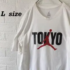 エアジョーダンTOKYO ビッグロゴTシャツ ホワイト