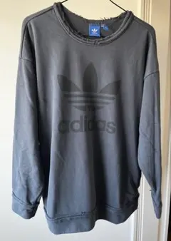 adidas originals スウェット　ブルーグレー