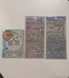 すみっコぐらし シールノート シール帳 ぷっくりドロップシール 2種類