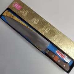 ☆新品送料込☆堺正孝ゴールド鋼牛刀包丁180mm口金付マホガニー柄