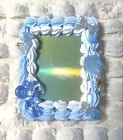ホイップデコ　トレカケース　水色