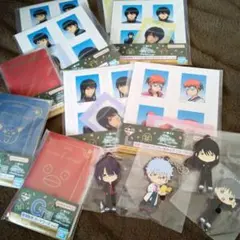 銀八先生　一番くじ　カードケース、ラバーチャーム、証明写真