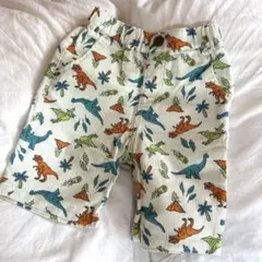 Samansa Mos2 Lagom 恐竜柄ハーフ丈ひんやりパンツ 110