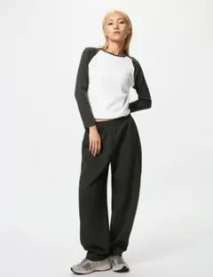 UNIQLO ドライスウェットカーブパンツ 【S 標準丈】