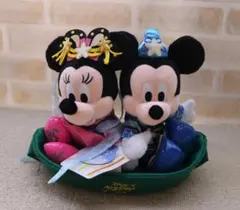 ディズニー　ミッキー&ミニー　七夕　ぬいぐるみ