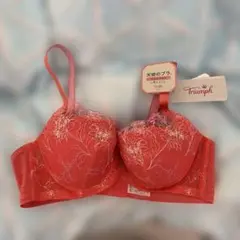 トリンプ　天使のブラ　スリムライン　D80 オレンジブラジャーのサムネイル