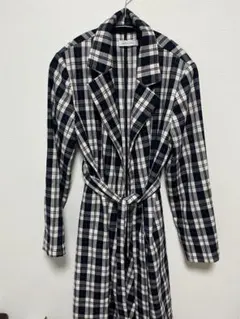 ARCHIVES チェック柄 ロングシャツワンピース