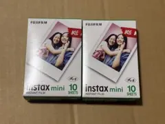 FUJIFILM instax mini インスタントフィルム 2箱セット