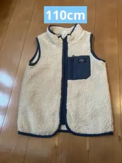 K.F.S. ベスト クリーム色　110cm