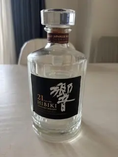 Hibiki 21年 ブレンデッドウイスキー 750ml 箱付き　空瓶 Hibiki 21年 ウイスキー 箱入り空瓶