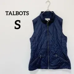 TALBOTS 【S】ネイビー キルティングベスト