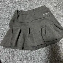 Bebe mignon グレー プリーツスカート 90cm BeBe