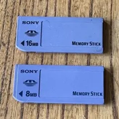 SONY Memory Stick 16MB and 8MB