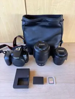 Canon EOS Kiss X10 一眼レフ　バッテリー２つ　SDカード付 Canon EOS Kiss X10 一眼レフ バッテリー2つ SDカード付 - メルカリ