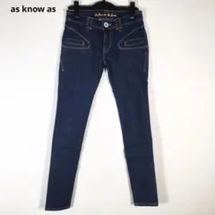 ☆状態良好☆as know as アズノウアズ デニム スキニーパンツのサムネイル