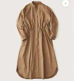 【美品】SOEJUソージュ　リモンタコートワンピース　キャメルS ソージュリモンタコートワンピースキャメルS