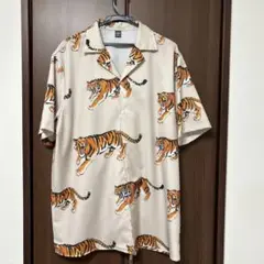 【未使用】SHEIN トラ柄 半袖シャツ XL