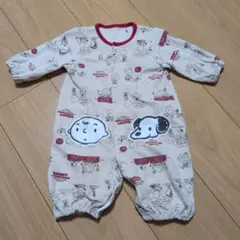 PEANUTS スヌーピー ロンパース 50-70cm