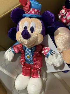 新品未使用品ミッキーマウス ぬいぐるみ バッジパルパルーザ