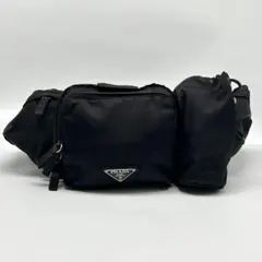 ✨PRADA ナイロン ウエストポーチ✨ PRADA プラダ ナイロン ウエストポーチ バッグ ダークグリーン