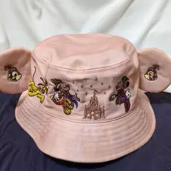 【美品】東京ディズニーリゾート 40周年 耳付き　バケットハット 58cm
