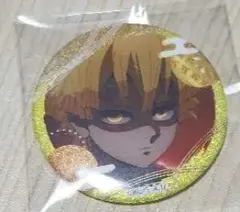 鬼滅の刃　我妻善逸　グリッター缶バッジ