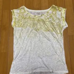 A|X Armani Exchange ゴールド箔プリント Tシャツのサムネイル